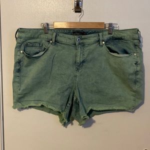 Acid Wash Jean Shorts